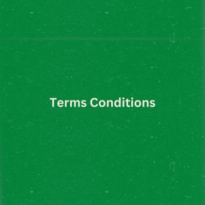 Terms conditions